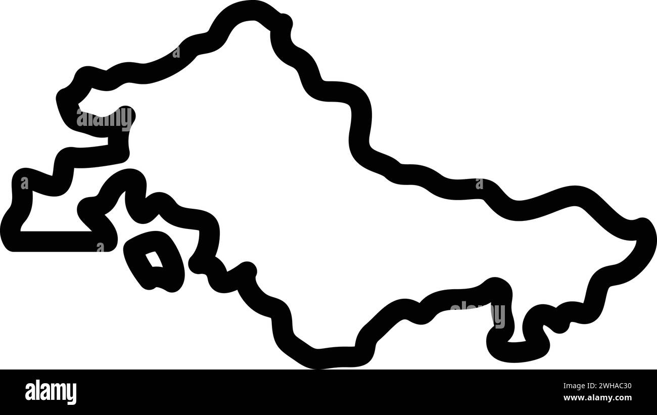 Icône pour honolulu,map Illustration de Vecteur