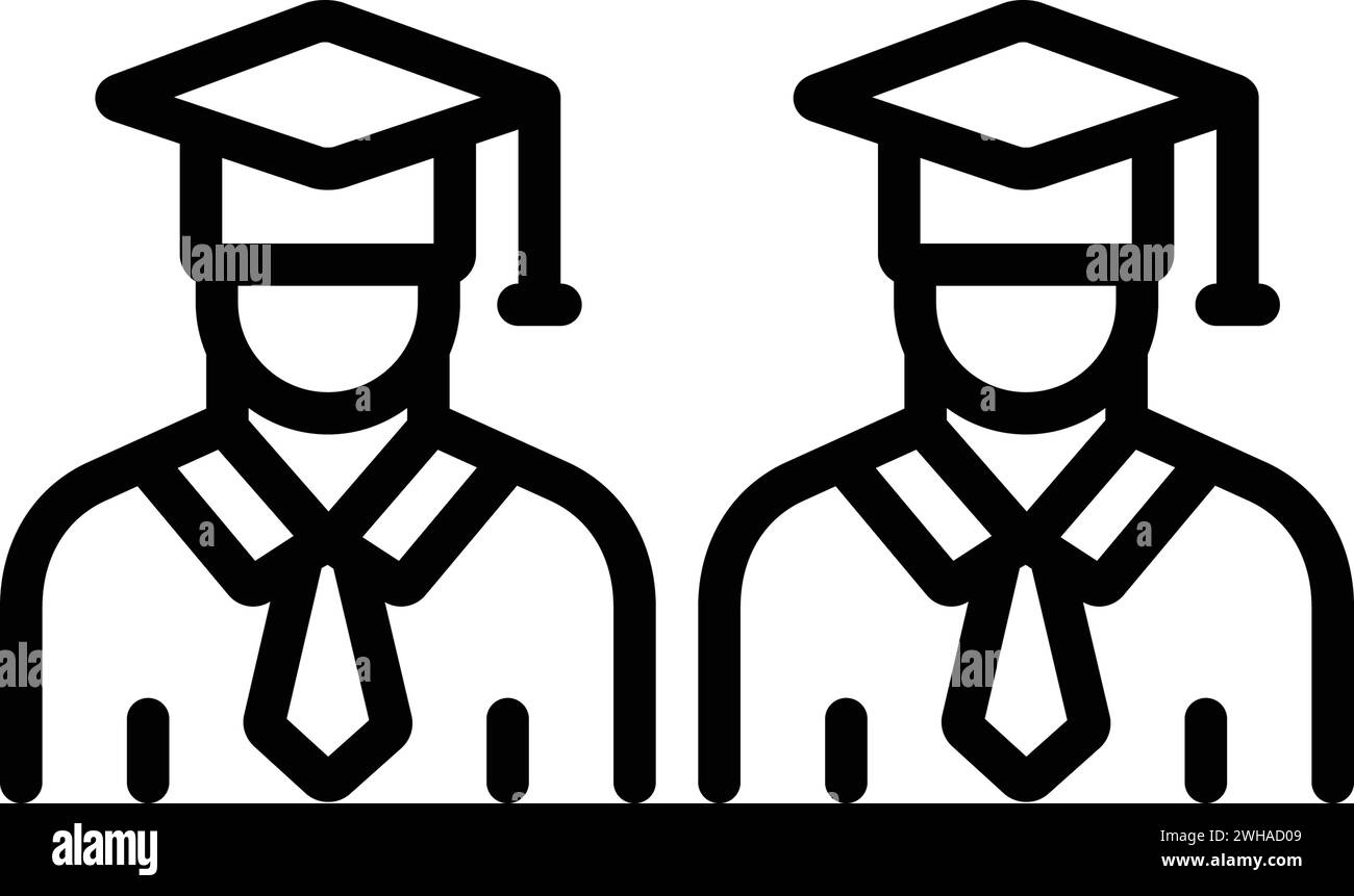 Icône pour les étudiants, bourse Illustration de Vecteur