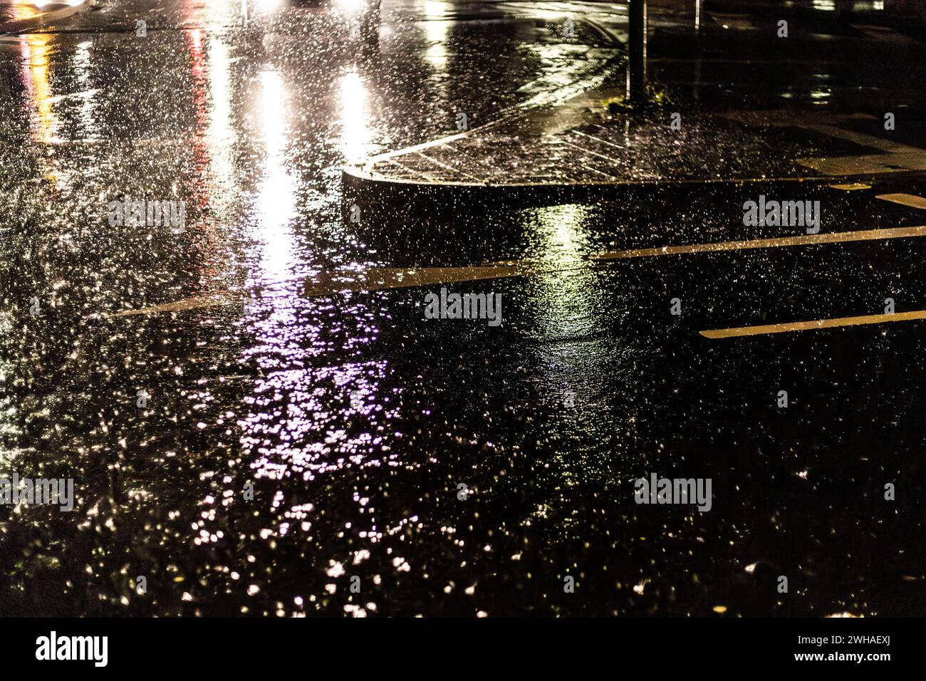 Regenwetter in Deutschland hält an Regnerische Impressionen in Düsseldorf am 04.01.24 in Düsseldorf. Viele Regenschirme und Nässe prägen das Bild in der Innenstadt. AM Rhein steigt der Pegel - die untere Rheinwerft könnte chaud überschwemmt werden. *** Impressions pluvieuses à Düsseldorf le 04 janvier 2024 à Duesseldorf. De nombreux parasols et l'humidité caractérisent l'image dans le centre-ville. Le niveau de l'eau sur le Rhin monte - le quai du Bas Rhin pourrait bientôt être inondé. Duesseldorf Nordrhein-Westfalen Allemagne Copyright : xPieroxNigrox Banque D'Images