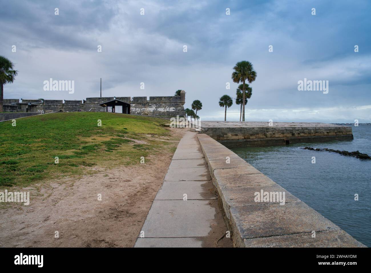 Photo du Castilo de San Marcos à Saint Augustine, USA Banque D'Images