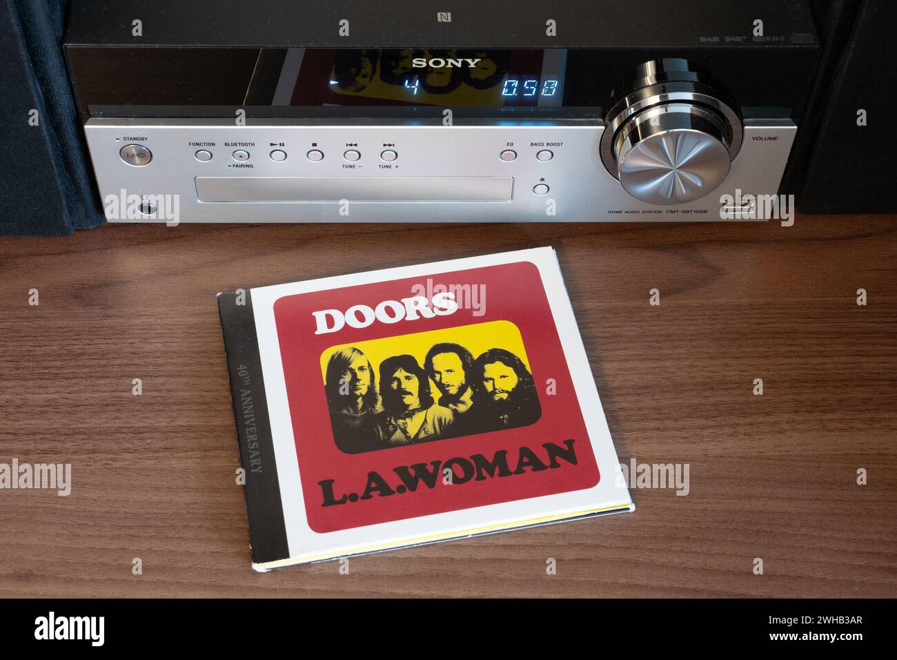 L.A. Woman Albums de The Doors L.A. Woman L.A. Woman Albums de The Doors. Le chanteur Jim Morrison meurt 2 mois et 2 semaines après la sortie de l'album Banque D'Images