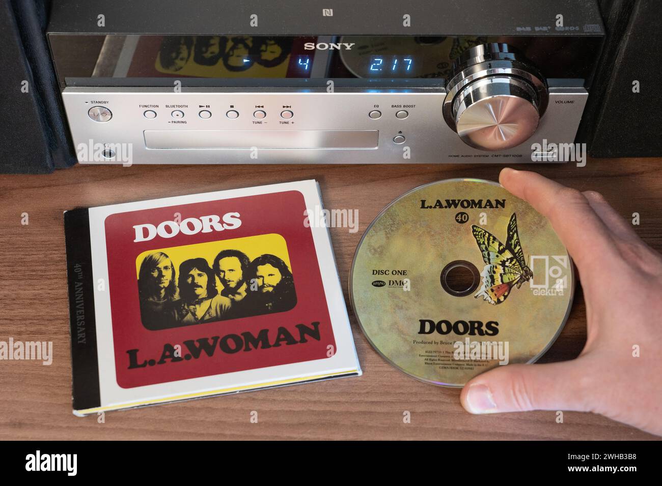 L.A. Woman Albums de The Doors L.A. Woman L.A. Woman Albums de The Doors. Le chanteur Jim Morrison meurt 2 mois et 2 semaines après la sortie de l'album Banque D'Images