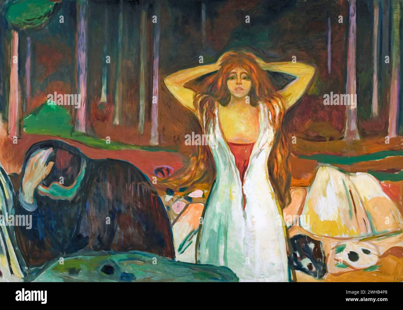 Edvard Munch (1863-1944) - norvégien - Expressionnisme - cendres [1925/1 Banque D'Images