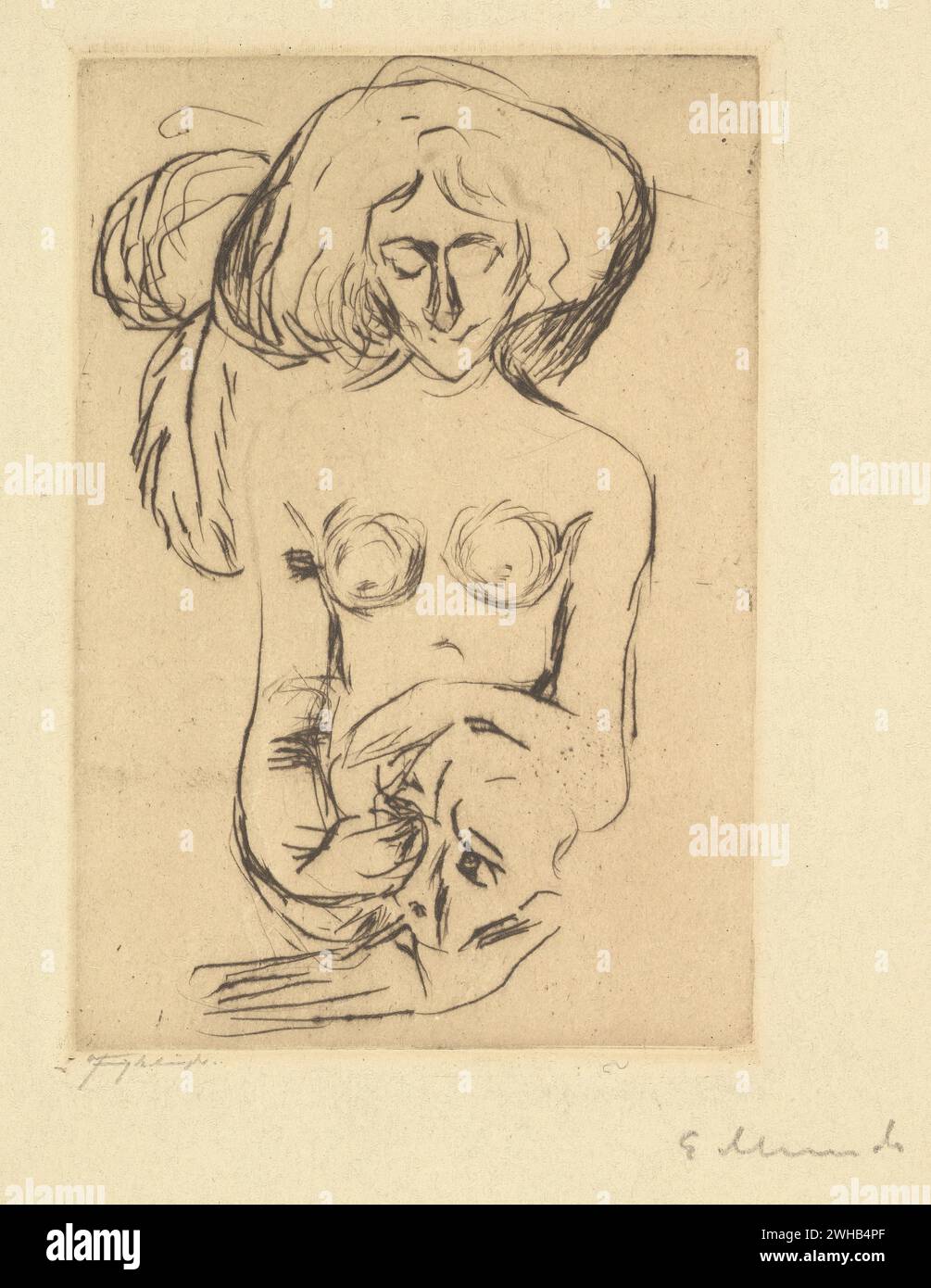 Edvard Munch (1863-1944) - norvégien - Expressionnisme - cruauté [1905/1 Banque D'Images