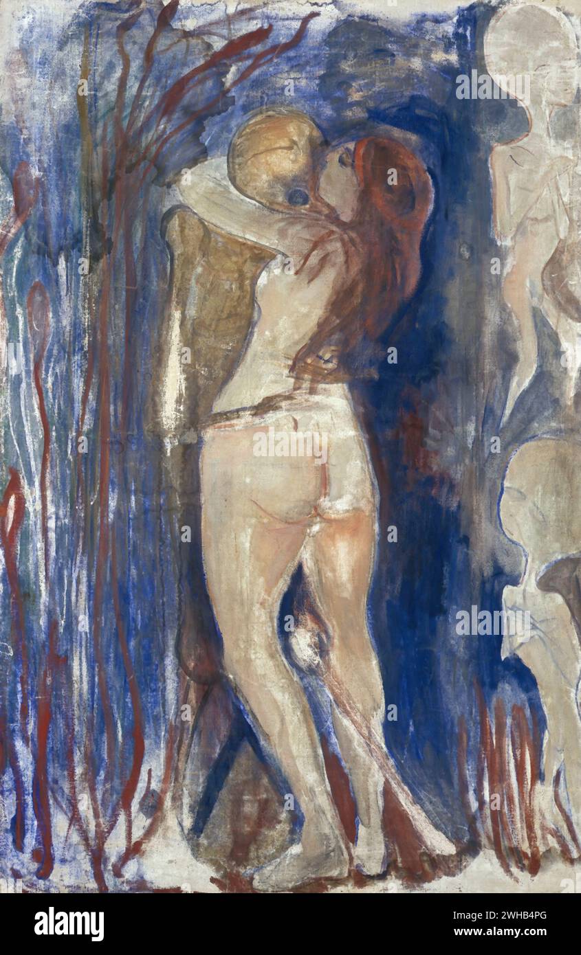 Edvard Munch (1863-1944) - norvégien - Expressionnisme - mort et vie [1894/1 Banque D'Images