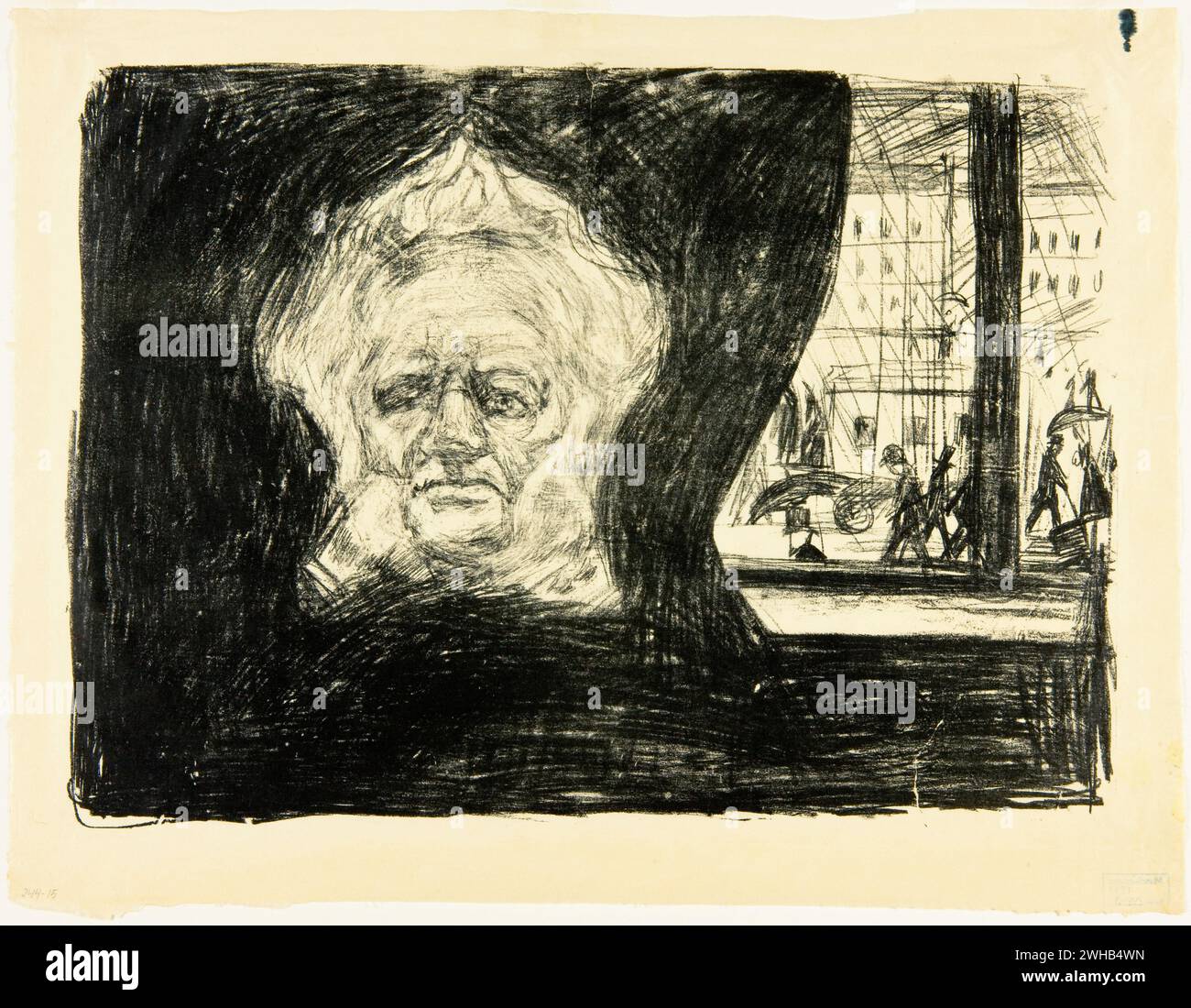 Edvard Munch (1863-1944) - norvégien - Expressionnisme - henrik ibsen dans le grand CAF/1 Banque D'Images