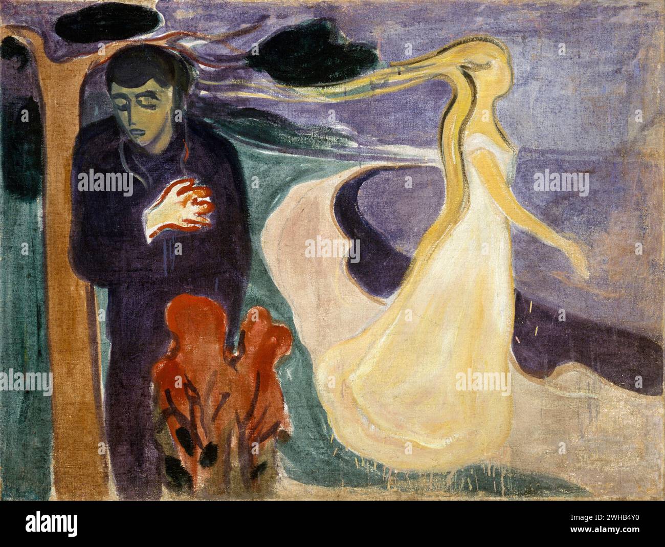 Edvard Munch (1863-1944) - norvégien - Expressionnisme - séparation [1896] /1 Banque D'Images