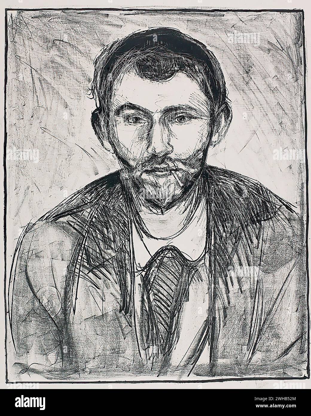 Edvard Munch (1863-1944) - norvégien - Expressionnisme - stanislaw przybyszewski [1895/1 Banque D'Images