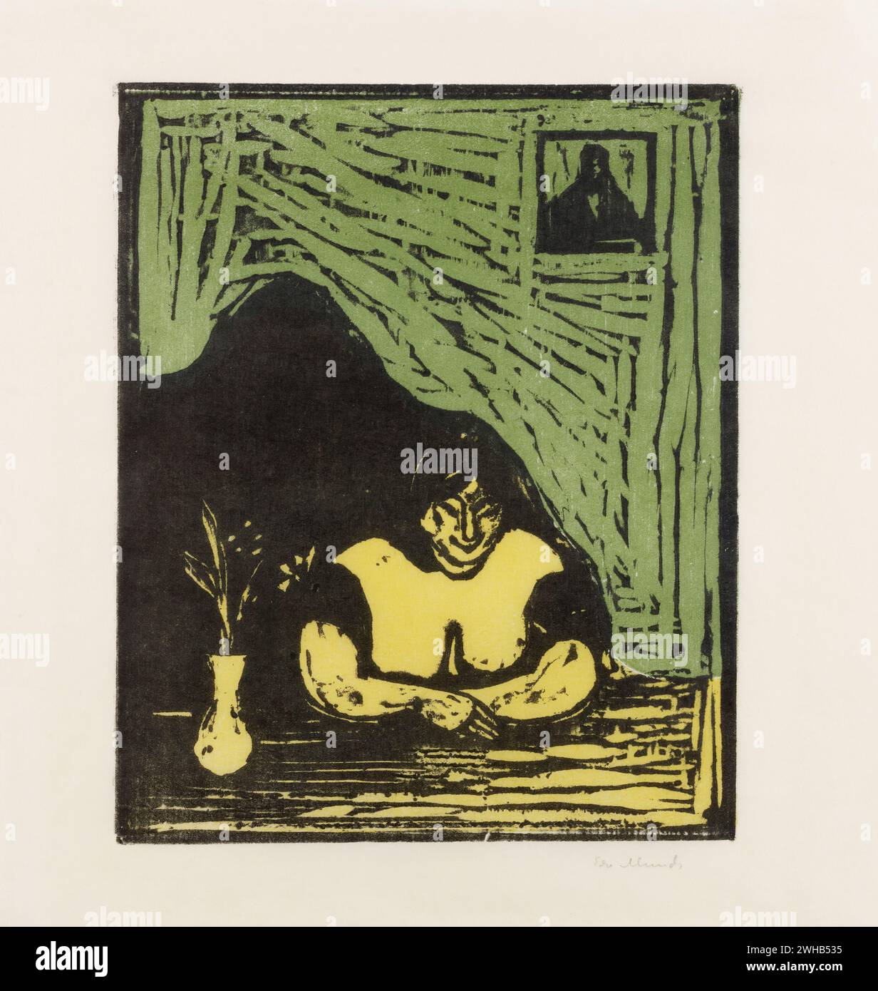 Edvard Munch (1863-1944) - norvégien - Expressionnisme - la prostituée grasse [1899/1 Banque D'Images