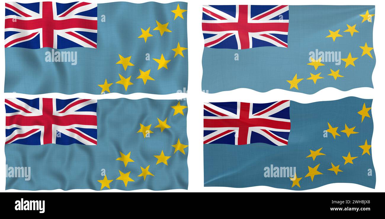 Drapeau des Tuvalu Banque D'Images