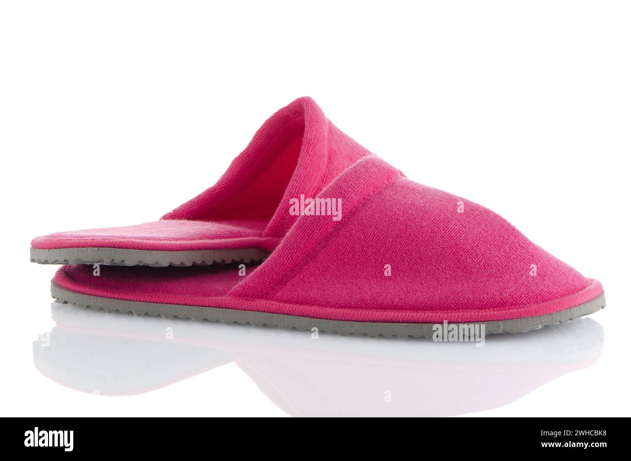 Une paire de chaussons rose Banque D'Images