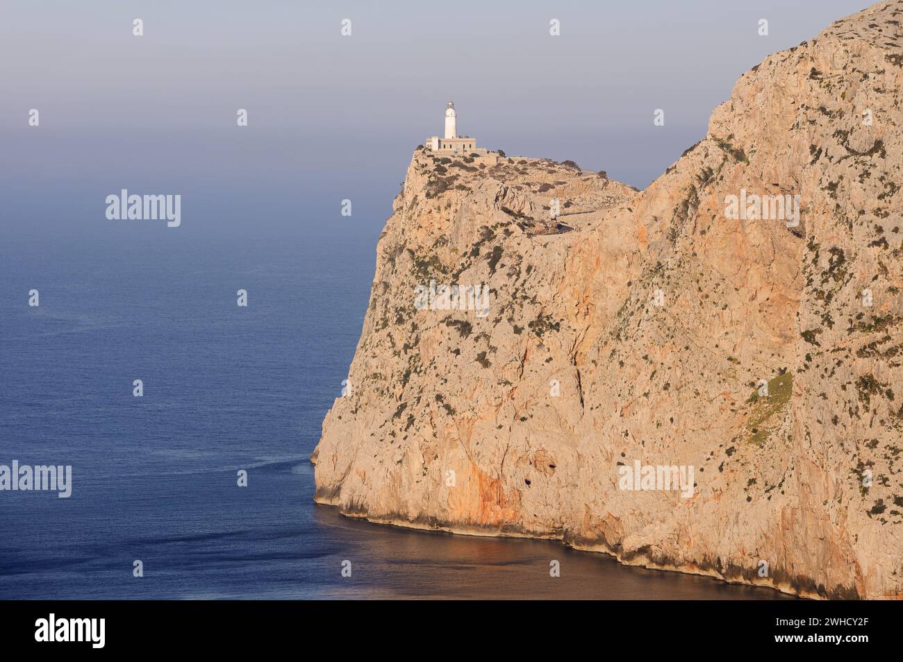 Phare, Cap Formentor, Majorque, Îles Baléares, Espagne Banque D'Images