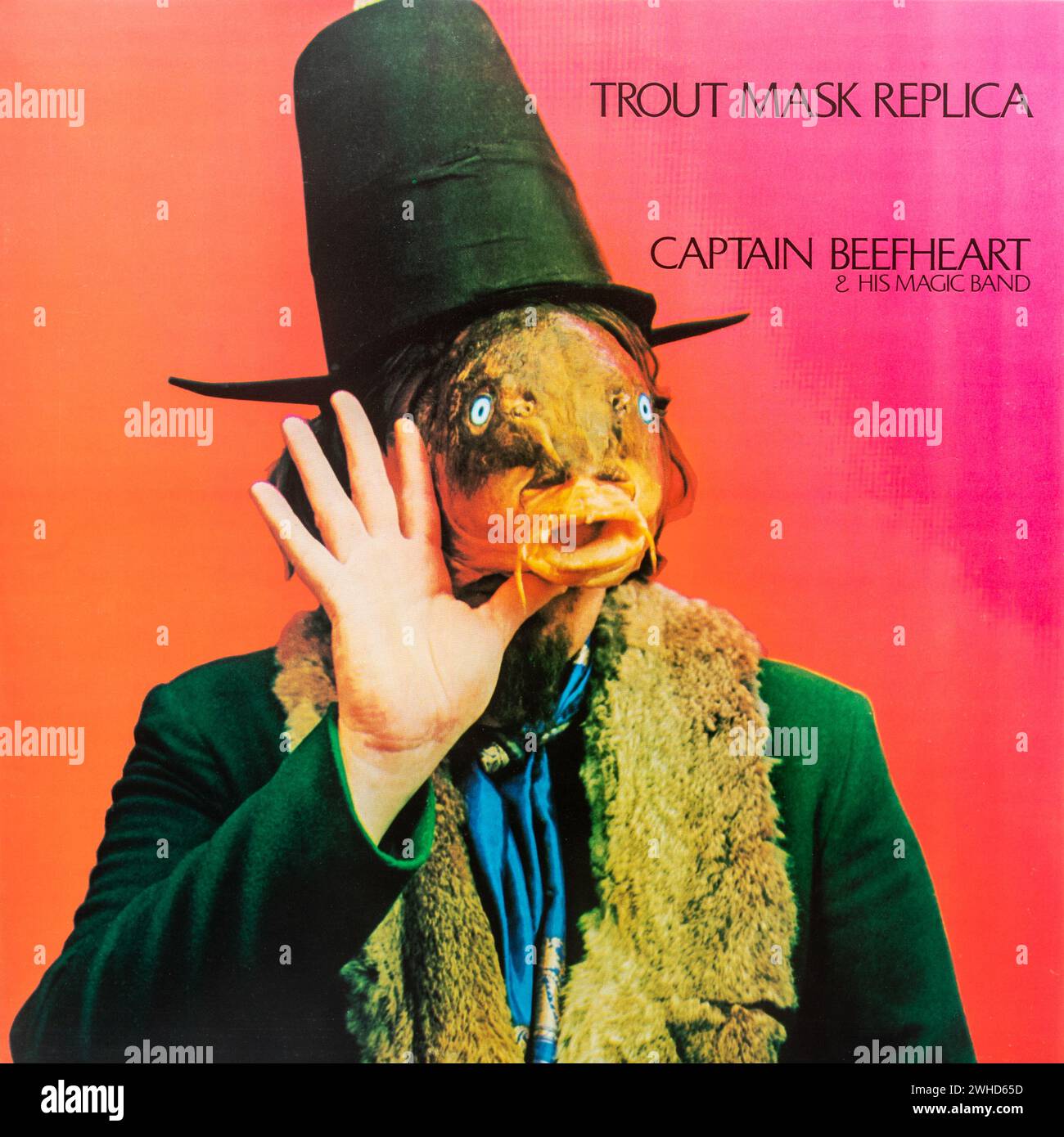 Trout Mask Replica par Captain Beefheart & His Magic Band, couverture de l'album vinyle LP Banque D'Images