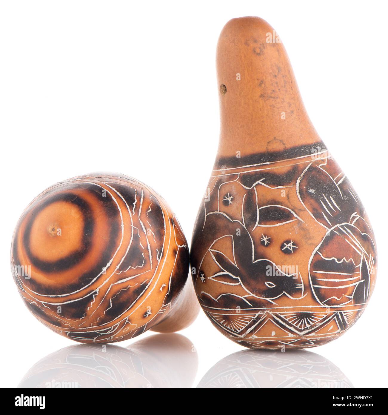 Hochet de citrouille Banque D'Images