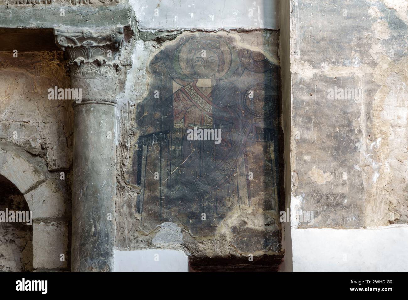 Le monastère blanc près de la ville haute-égyptienne de Sohag, au moyen-Égypte Banque D'Images