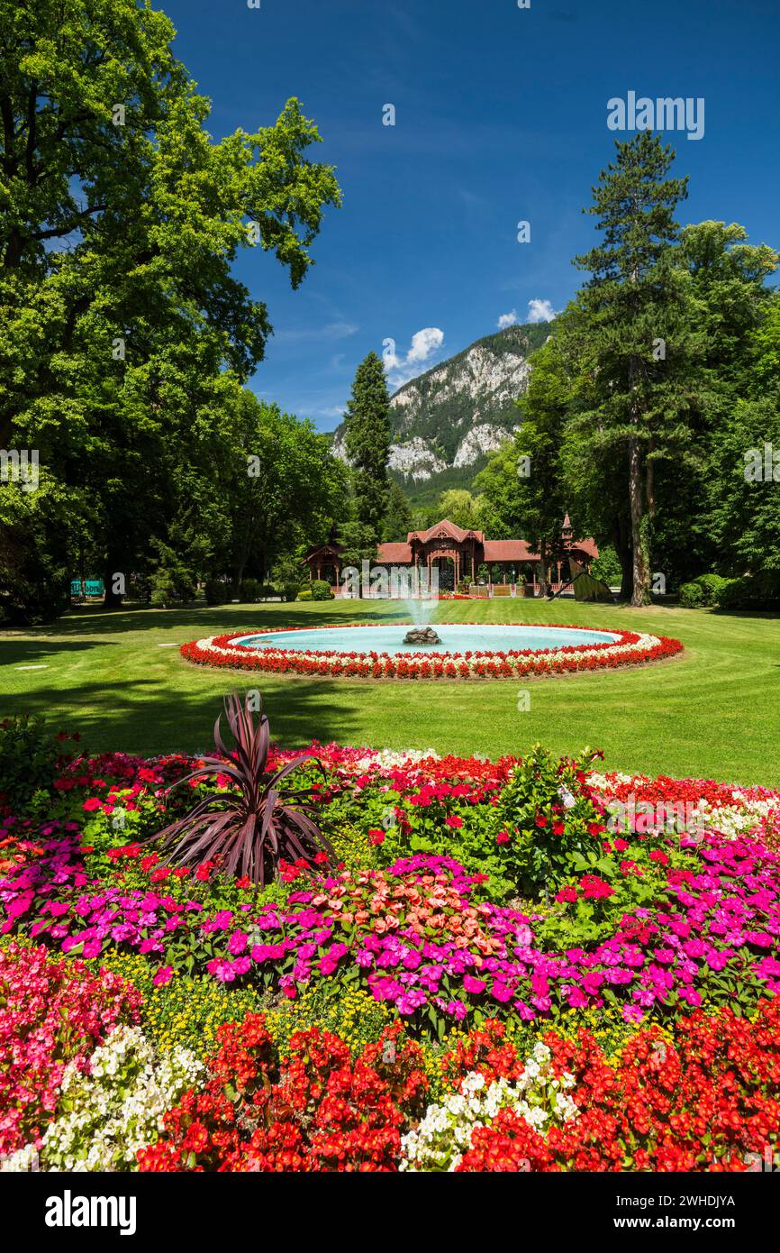 Kurpark, Reichenau an der Rax, basse-Autriche, Autriche Banque D'Images