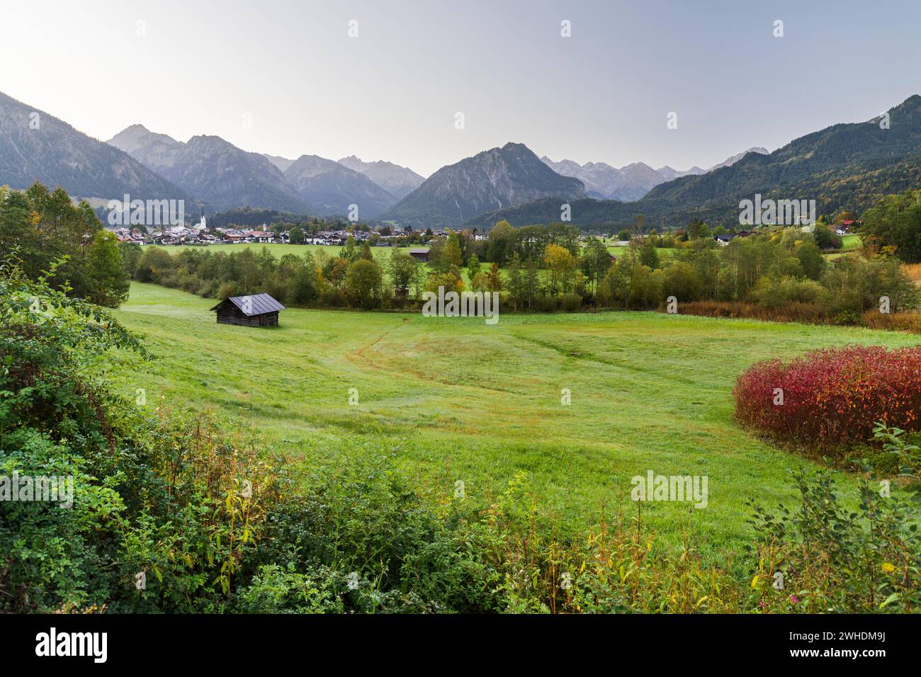 Oberstdorf, Alpes de Allgäu, Allgäu, Bavière, Allemagne Banque D'Images