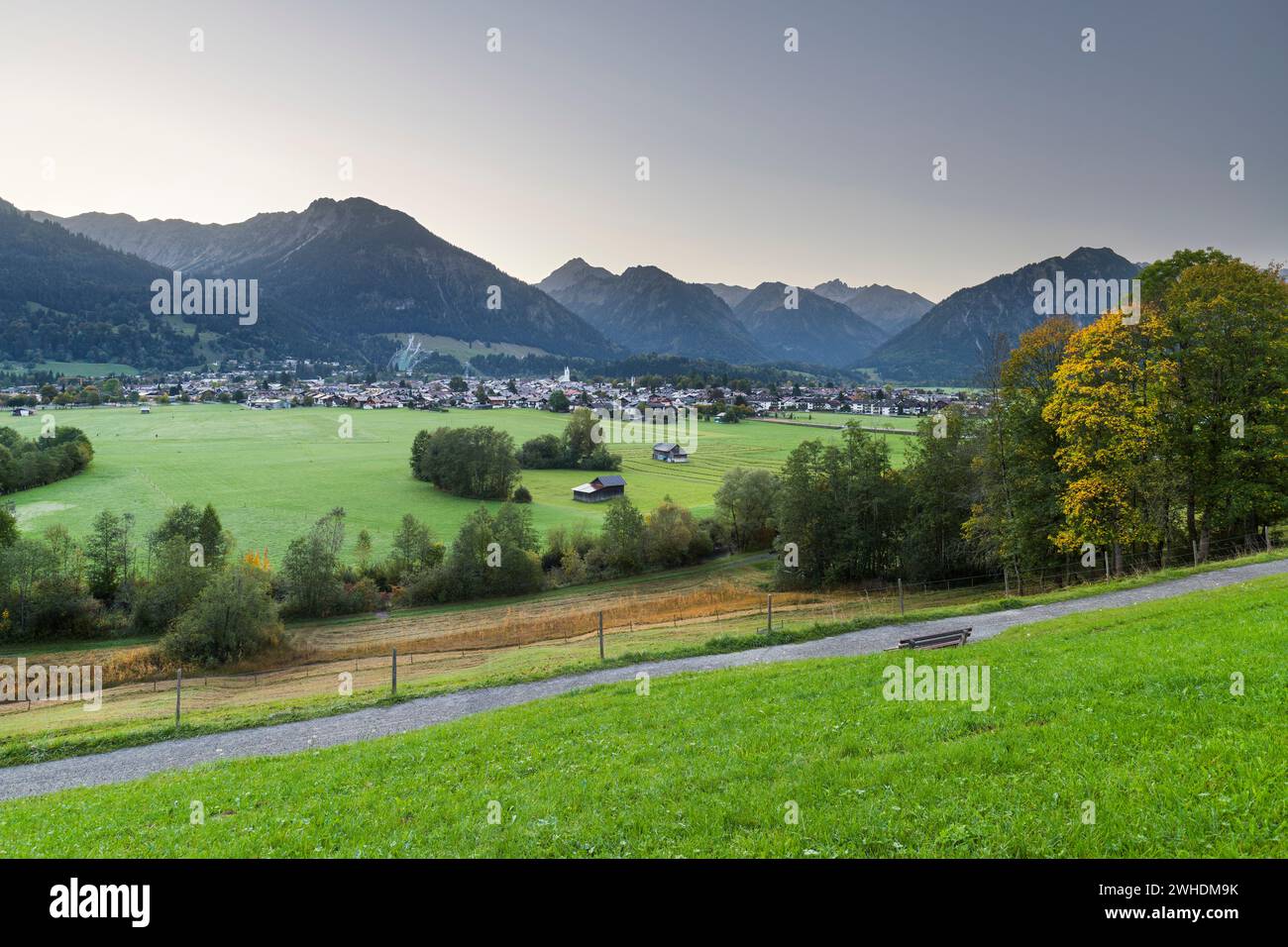 Oberstdorf, Alpes de Allgäu, Allgäu, Bavière, Allemagne Banque D'Images