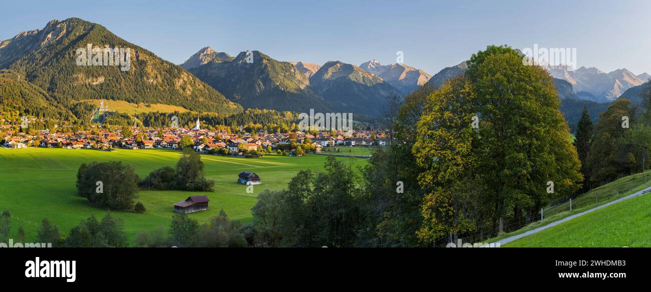 Oberstdorf, Alpes de Allgäu, Allgäu, Bavière, Allemagne Banque D'Images