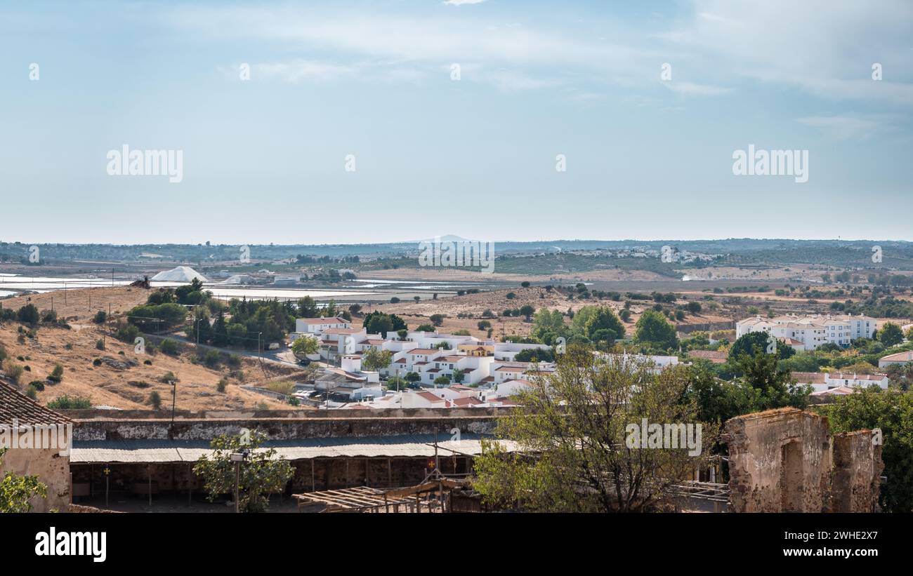 Vue panoramique sur Castro Marim Banque D'Images