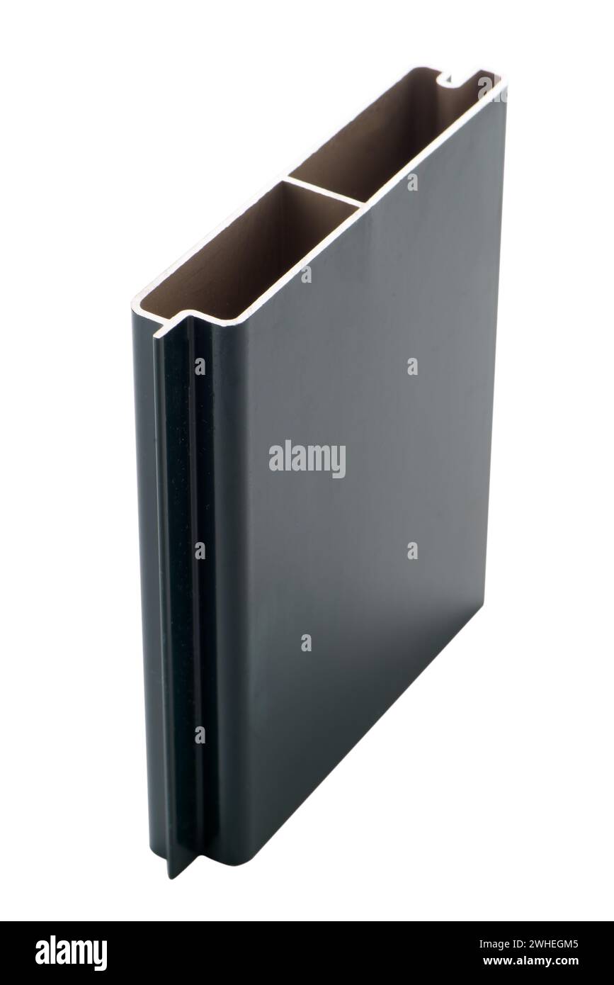 Exemple de profil d'aluminium Banque D'Images