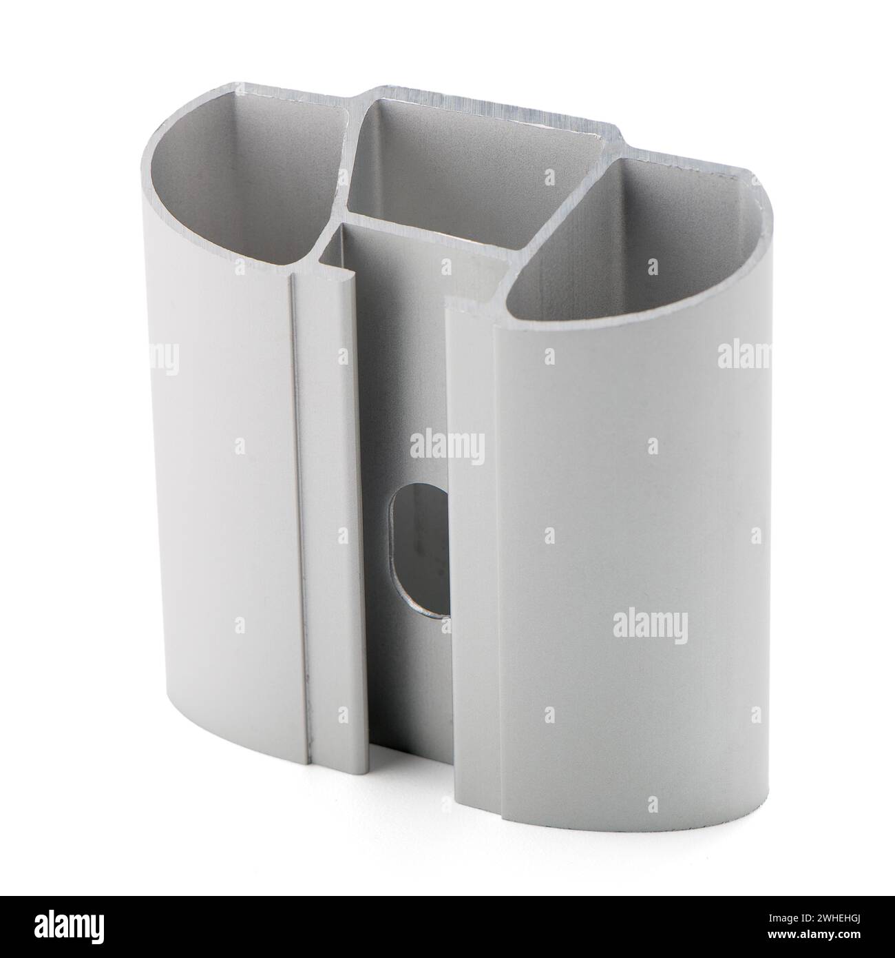 Exemple de profil d'aluminium Banque D'Images