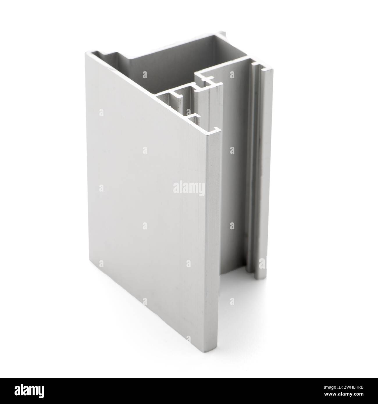 Exemple de profil d'aluminium Banque D'Images