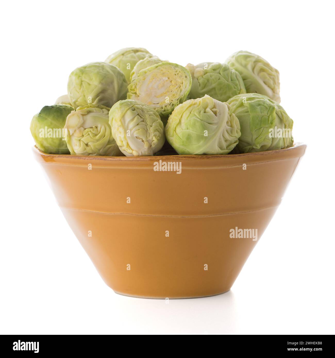 Choux de bruxelles frais Banque D'Images
