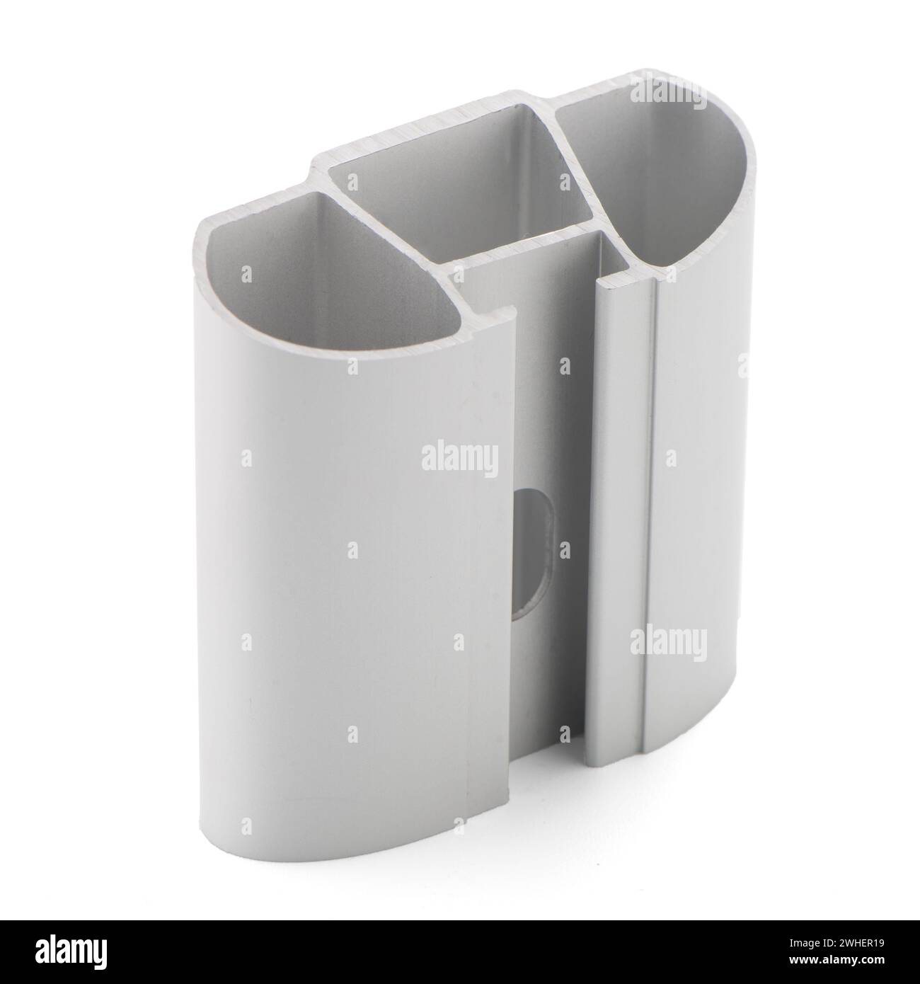 Exemple de profil d'aluminium Banque D'Images