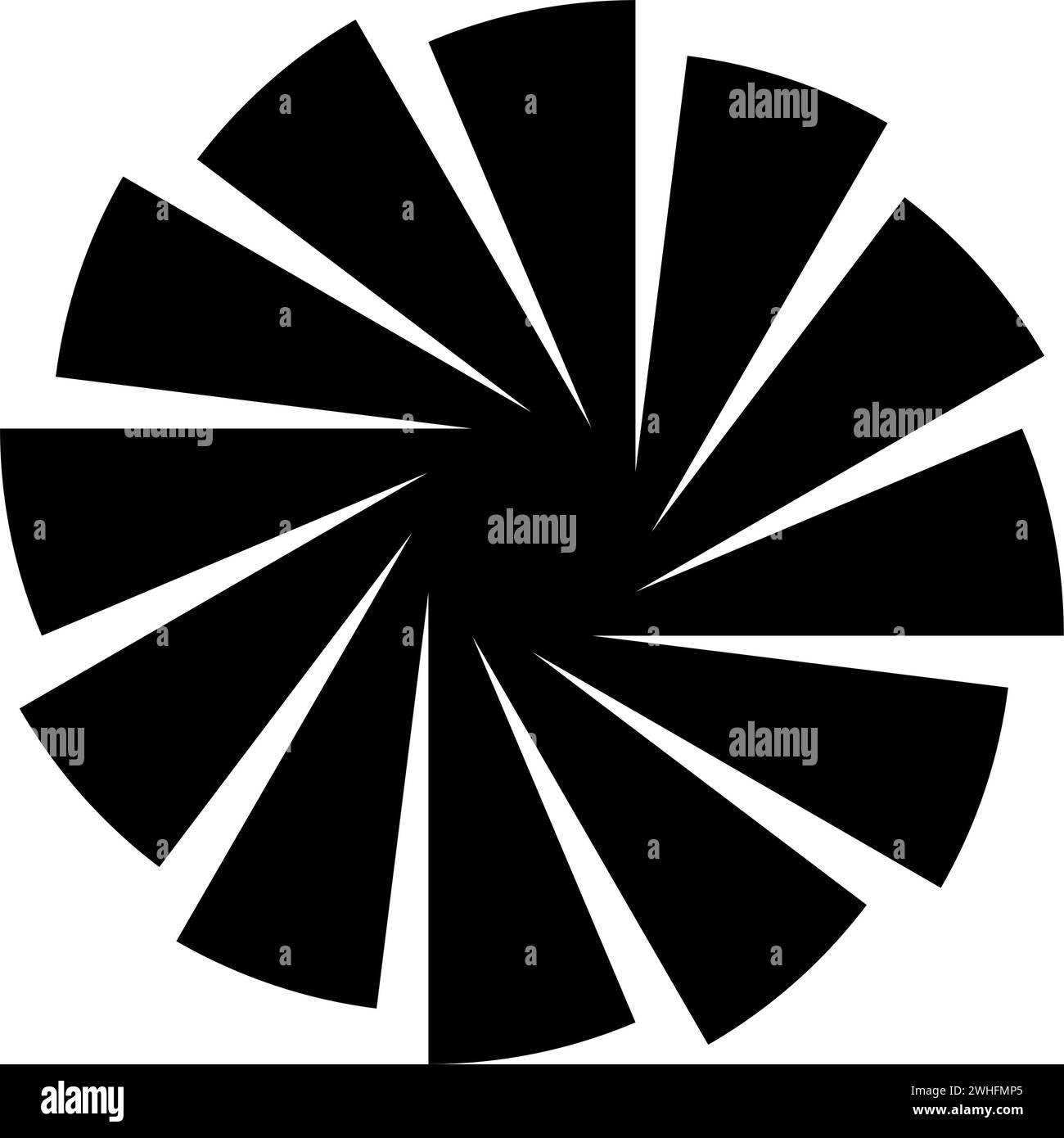 Escalier en spirale icône d'escalier circulaire couleur noire illustration vectorielle image plat style simple Illustration de Vecteur