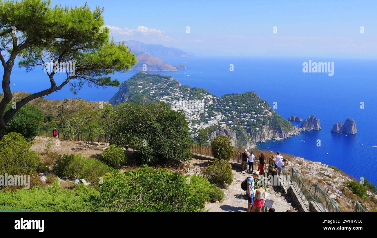 Capri, Golfe de Naples Banque D'Images