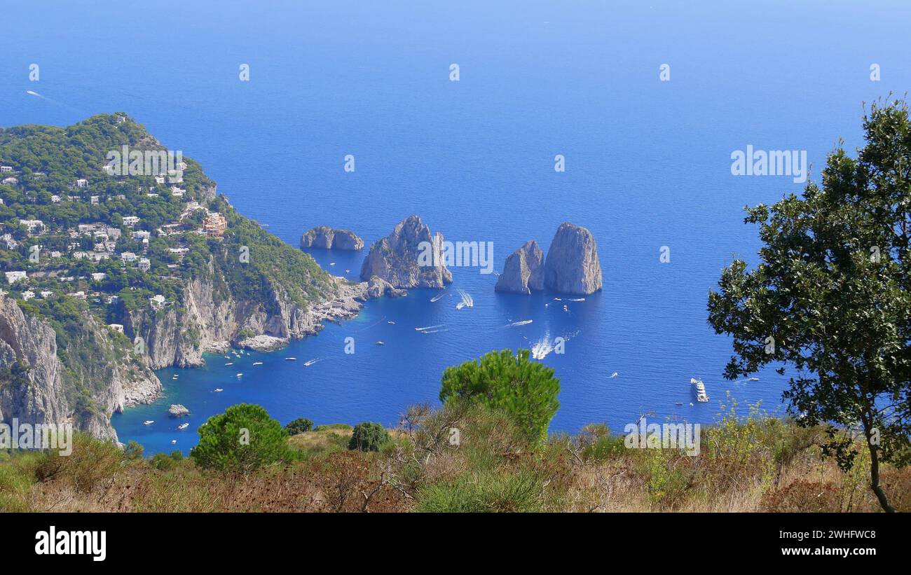 Capri, Golfe de Naples Banque D'Images