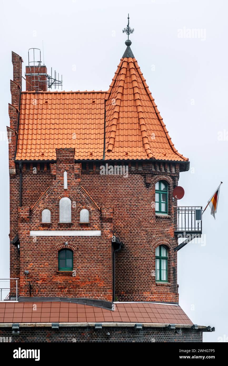 La maison en briques Banque D'Images