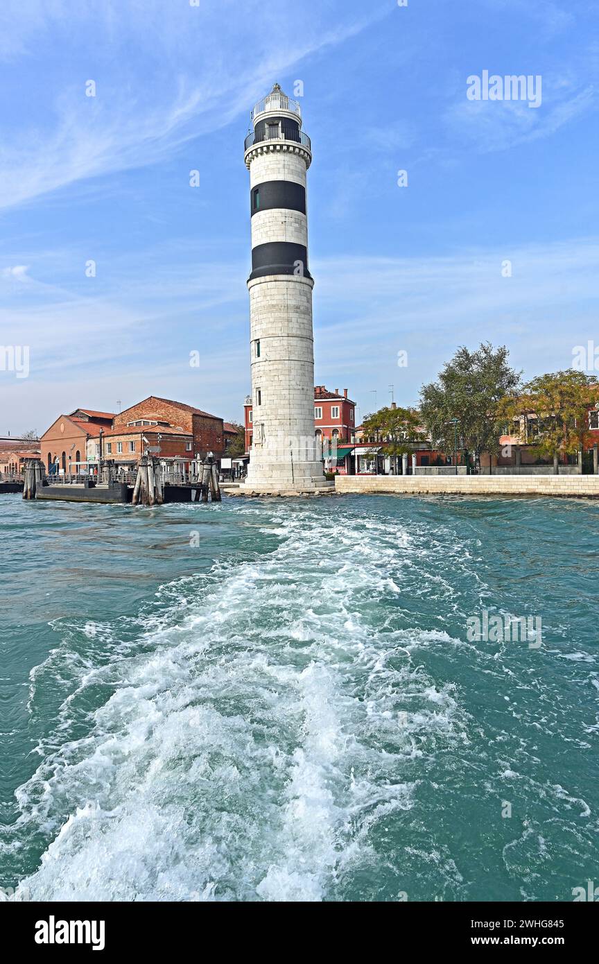 Pharo, lagune de Venise, île de Murano Banque D'Images