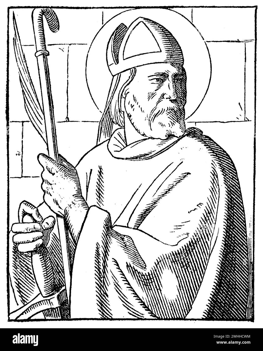 Thomas Becket (1119-1171), noble anglais, Lord Chancelier et archevêque de Cantorbéry, , (livre religieux, 1863), Thomas Becket (1119-1171), english Lordkanzler (1155-1162) und Erzbischof von Canterbury (1162-1170), Thomas Becket (1119-1171), Archevêque de Canterbury Banque D'Images