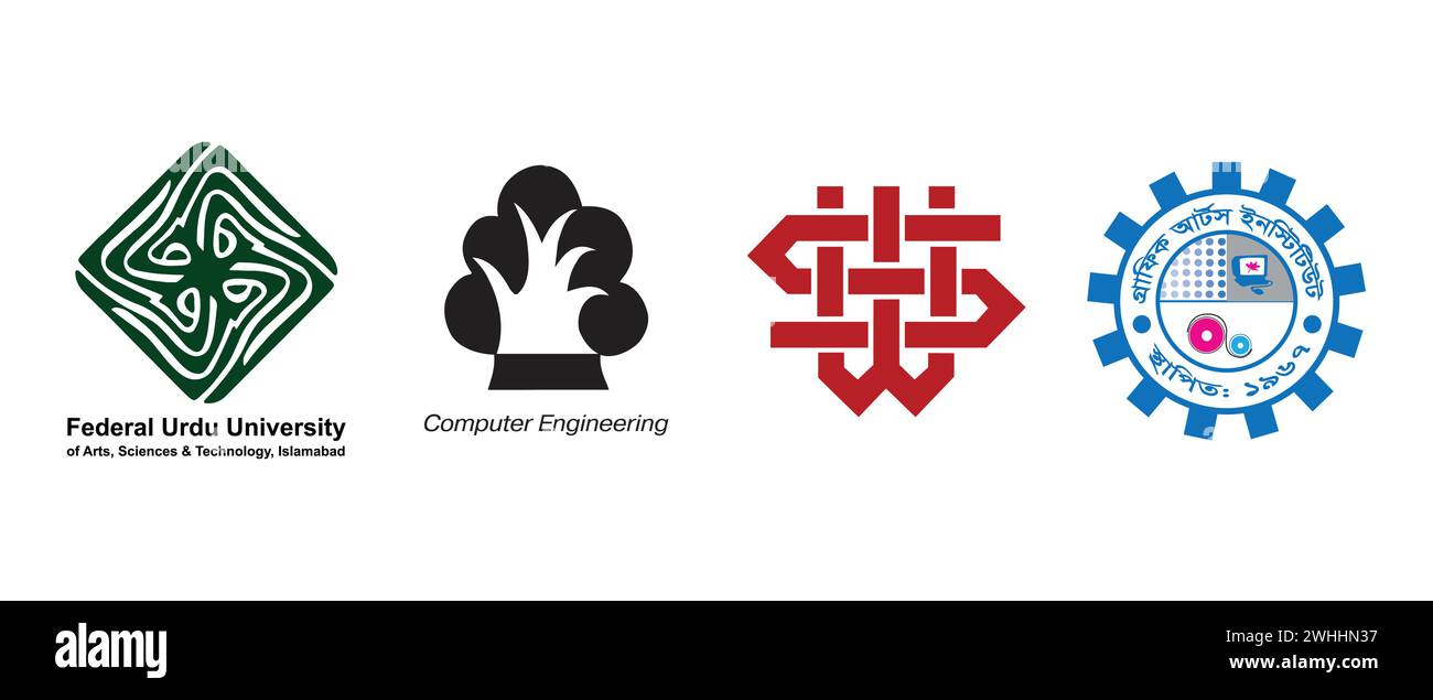 Génie informatique, Shenkar , Institut des arts graphiques. Illustration vectorielle, logo éditorial. Illustration de Vecteur