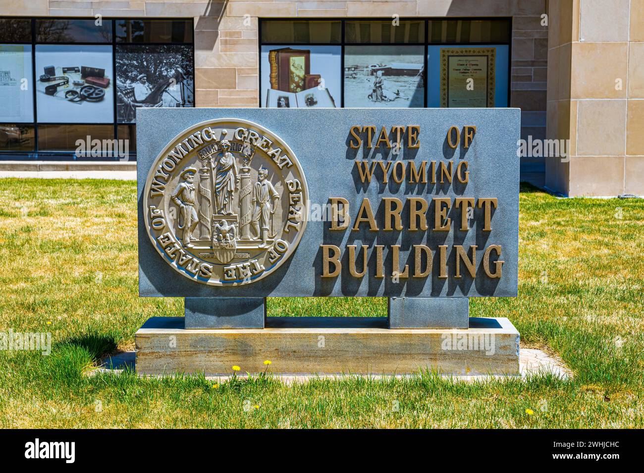 Un musée d'histoire et du patrimoine culturel à Cheyenne, Wyoming Banque D'Images