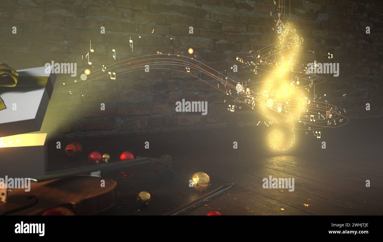 Des chants de Noël Banque D'Images