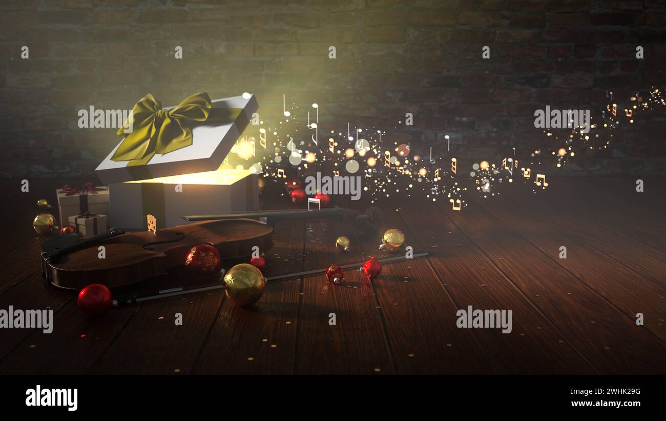 Des chants de Noël Banque D'Images