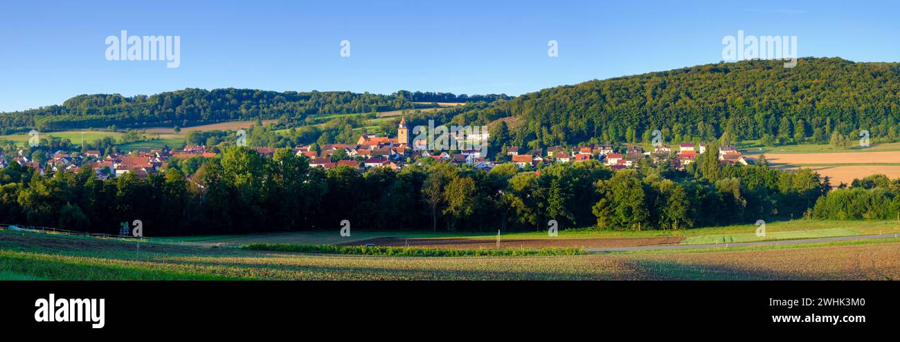 Roehrda près d'Eschwege, district de Werra-Meissner, vallée de la Nera, Hesse du Nord, Hesse, Allemagne Banque D'Images