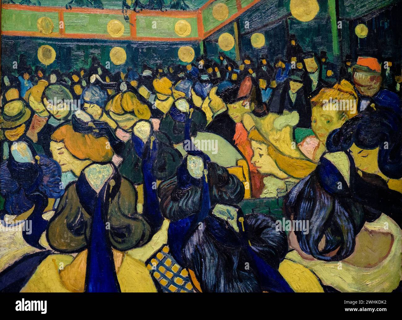 Vincent van Gogh (1853-1890) la salle de danse Ã Arles Banque D'Images