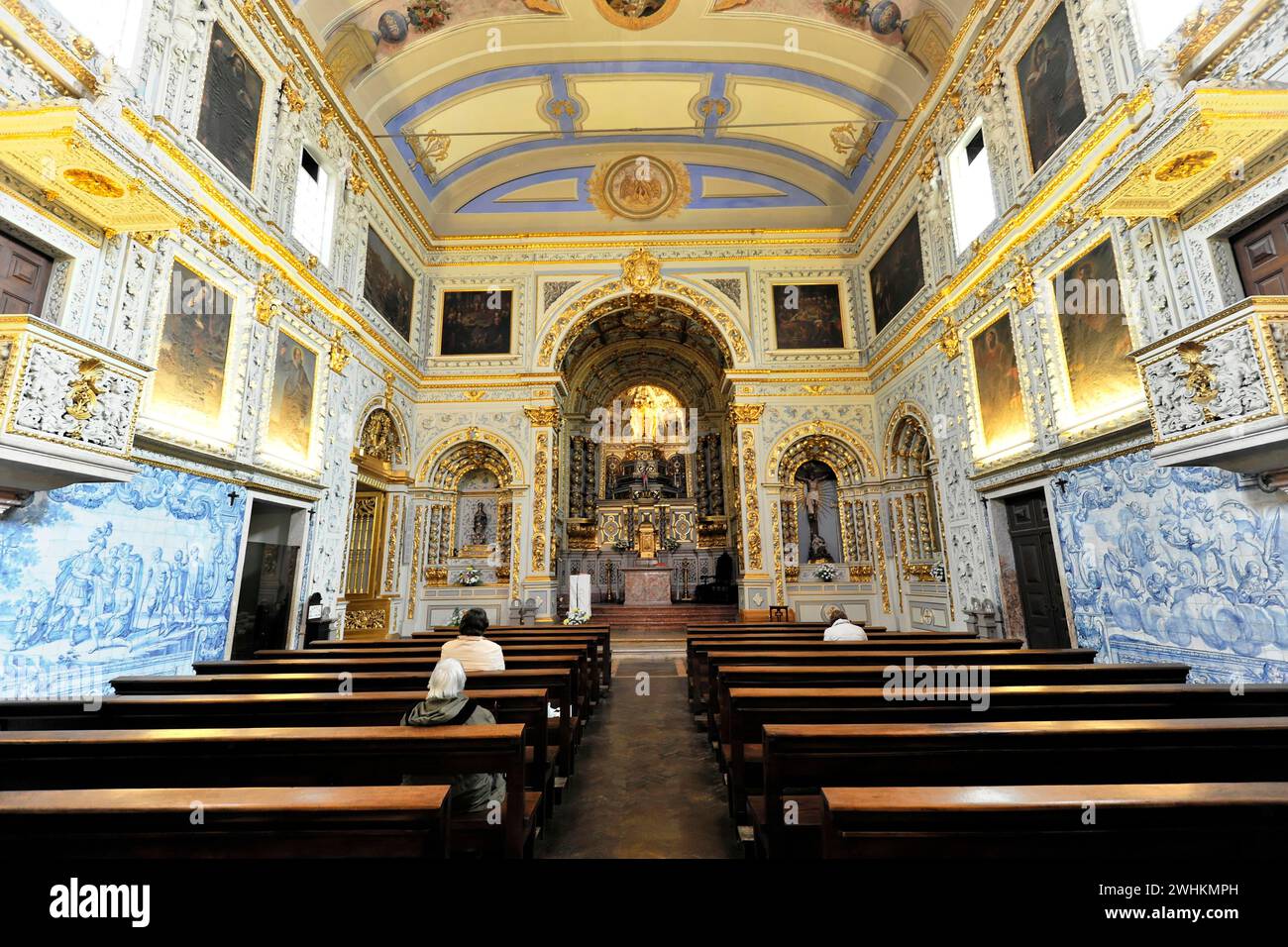 Igreja Sao Sebastiao da Pedreira, Eglise de Sao Sebastiao da Pedreira, vieille ville, Lisbonne, Lisboa, Portugal Banque D'Images
