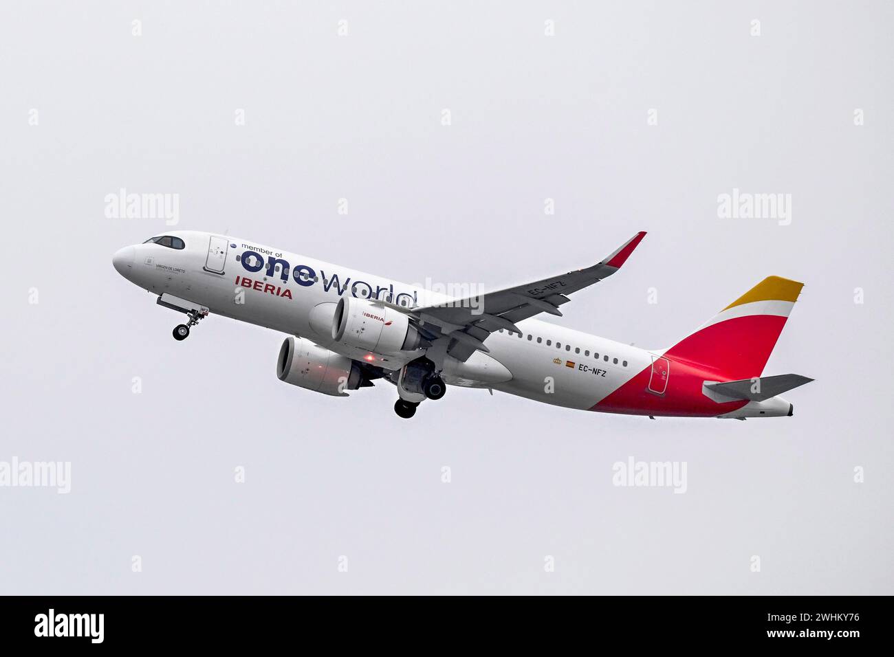 Aircraft Iberia, Airbus A320neo, EC-NFZ Banque D'Images