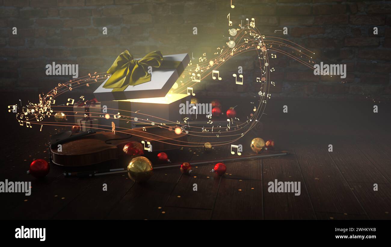 Des chants de Noël Banque D'Images