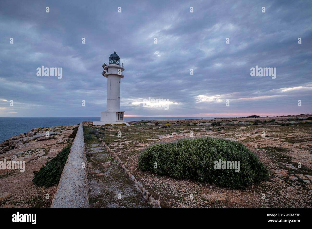 Phare de Cape Barberia Banque D'Images
