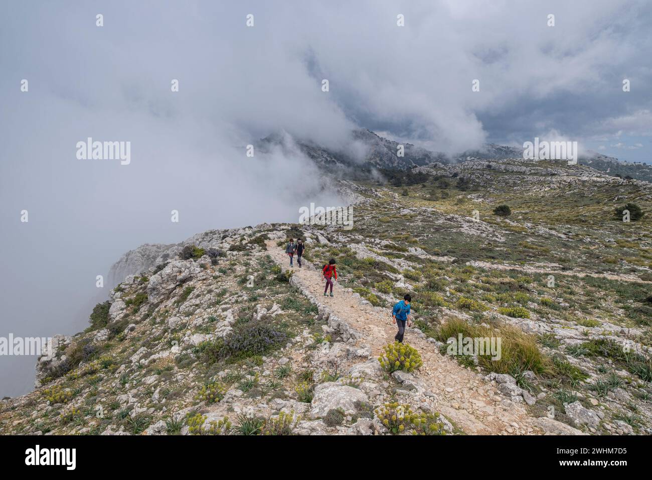 Randonneurs sur le chemin Banque D'Images