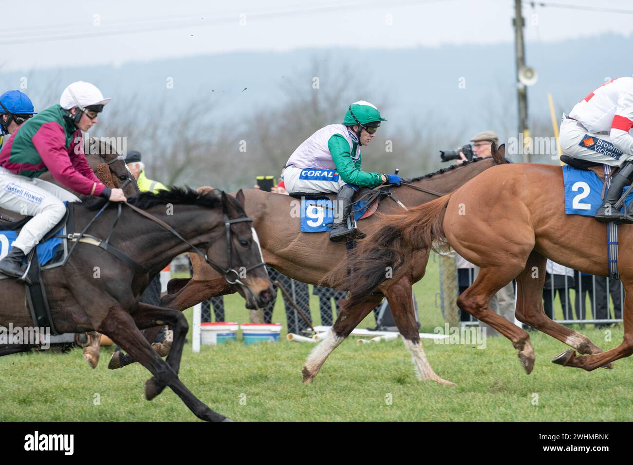 2 mars 2022 course à Wincanton Banque D'Images