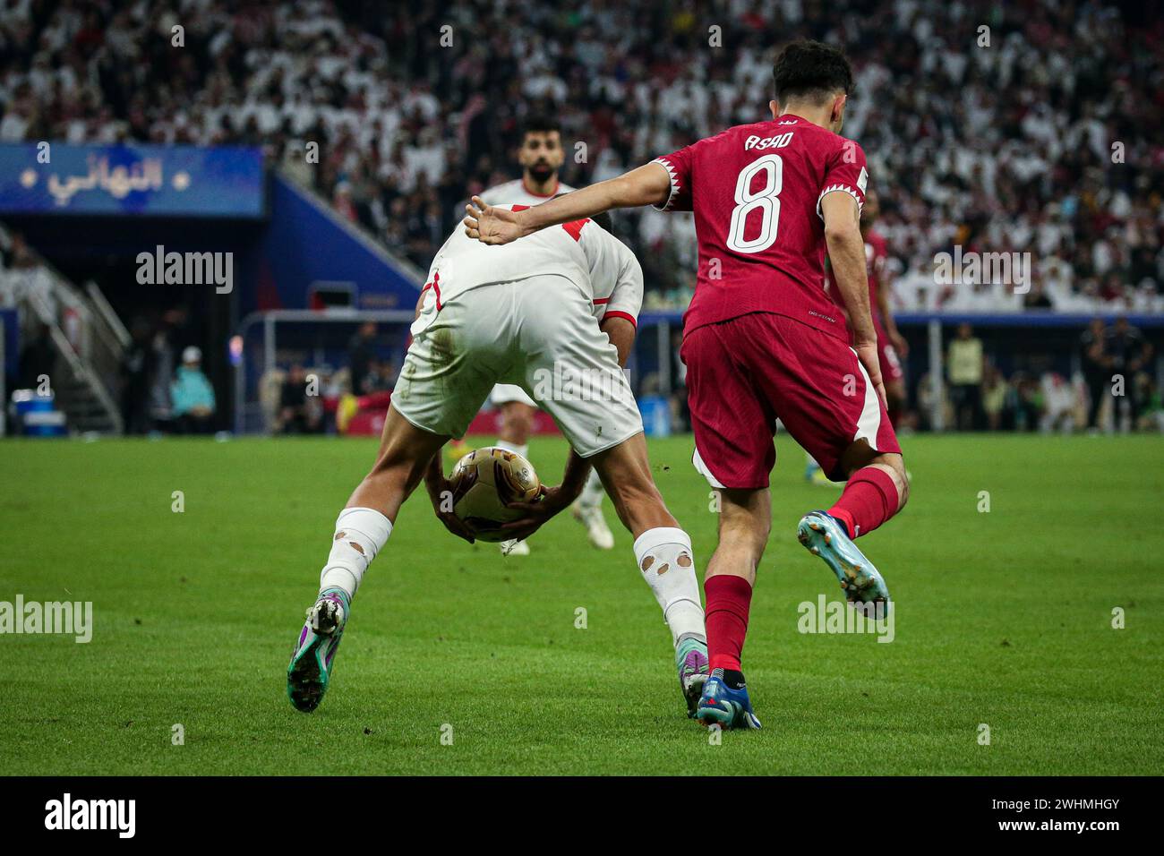 Doha, Qatar, 10 février 2024, AFC Asian Cup Qatar 2023 final : Qatar 3-1 Jordan Credit : Runbang Zhu/Alamy Live News Banque D'Images