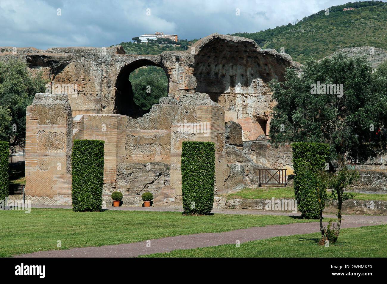 Villa Hadians, Tivoli, Italie, fragment Banque D'Images