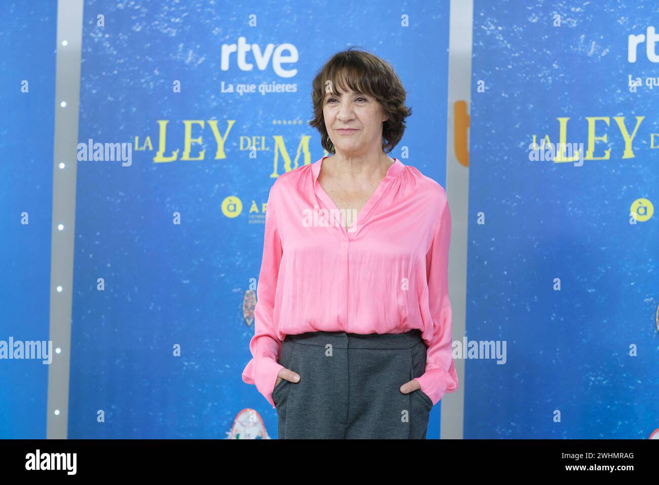 Photocall pour 'la Ley Del Mar' à Torrespaña le 10 janvier 2024 à Madrid, Espagne. Avec la participation des artistes : Blanca Portillo où : Madrid, Espagne quand : 10 Jan 2024 crédit : Oscar Gonzalez/WENN Banque D'Images